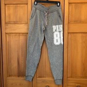 Pink joggers with pockets